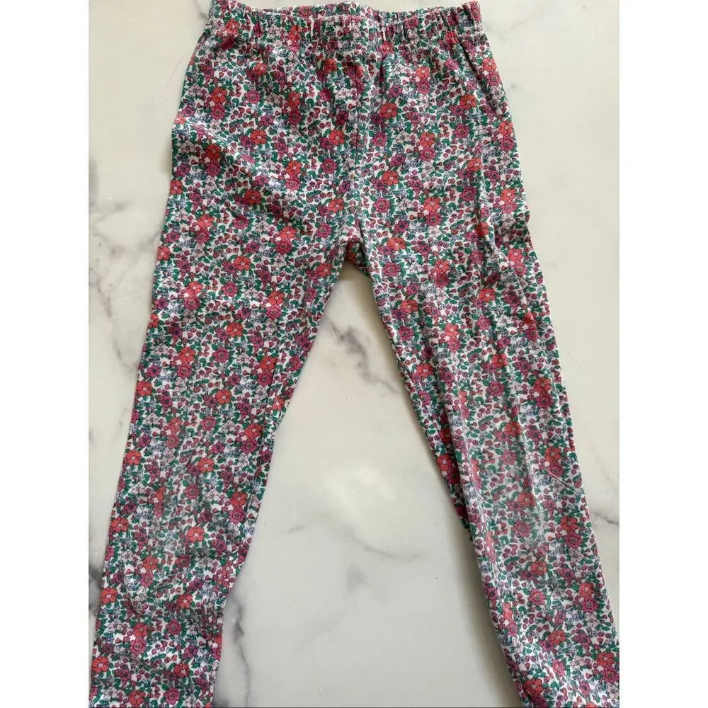 Carters girls size 6 floral field 2 pc set long sleeve cotton with pants snug fi
